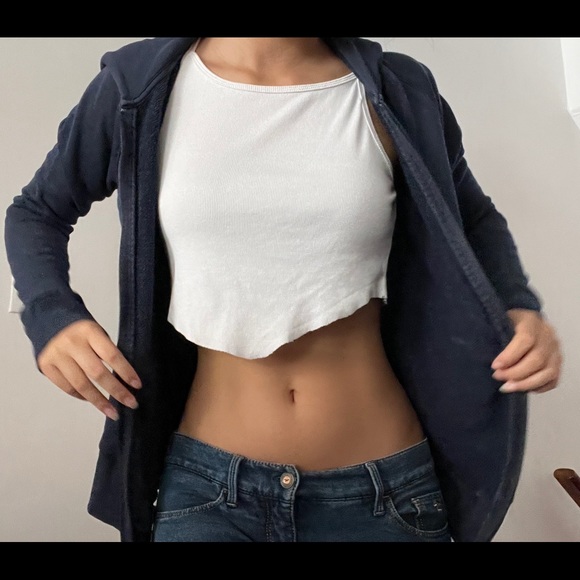 Uniqlo Navy Zip Up - Picture 2 of 3